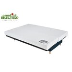 COMFORT BULTEX Clic clac 3 places - Tissu Bleu - 192 x 95 x 101 - MONA