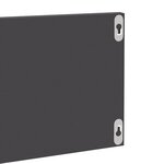 vidaXL Étagères murales 2 Pièces gris brillant bois d'ingénierie
