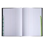 Registre 297x210 Répertoire Travers 300 Pages - Noir Toilé - Le Dauphin