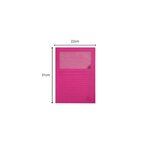 Paquet De 100 Chemises À Fenetre Forever - 22x31cm - Fuchsia - X 4 - Exacompta