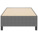 Cadre de lit vidaXL Gris clair 90x190 cm Tissu corduroy