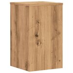 vidaXL Supports pour plantes 2 Pièces chêne artisanal bois ingénierie