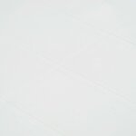 vidaXL Ensemble à manger d'extérieur 7Pièces Plastique Blanc Aspect rotin