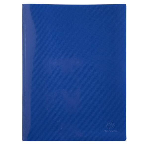 Protège-documents En Pp Recyclé Semi-rigide Beeblue 60 Vues - A4 - Bleu Marine - X 12 - Exacompta