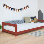 Lit enfant KIDDY 120 x 190 rouge brique