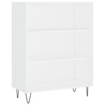 vidaXL Buffet blanc 69 5x32 5x180 cm bois d'ingénierie