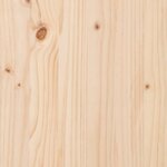 vidaXL Jardinière 70x70x46 cm bois de pin massif