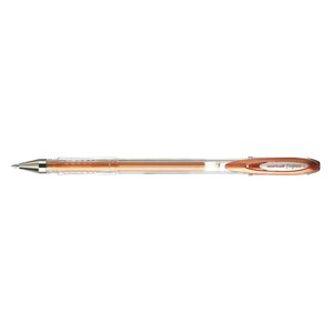Roller encre gel Signo UM120NM pointe moyenne 0,7mm Bronze x 12 UNI-BALL