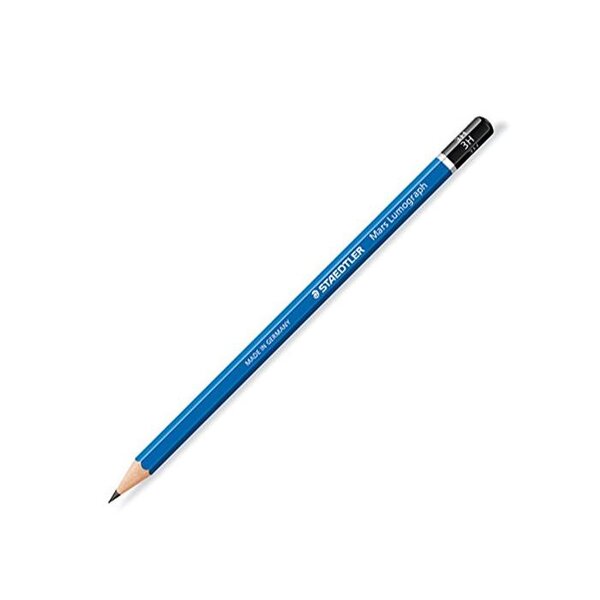 Crayon Papier Mars Lumograph 100 Mine 2 mm Bleu 3H STAEDTLER