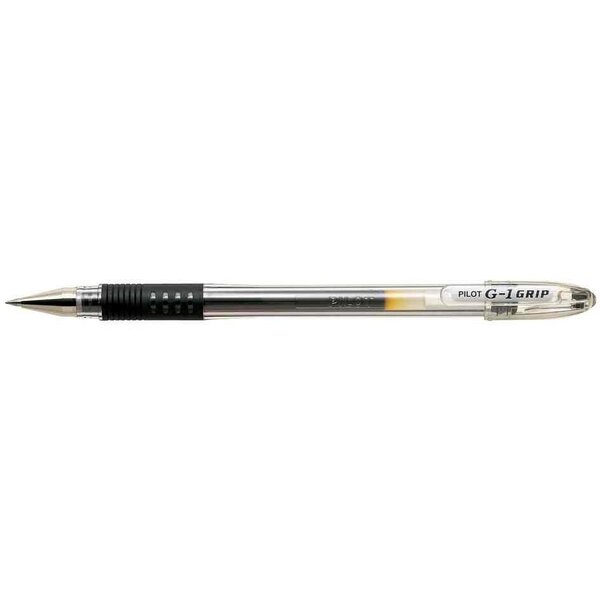 Stylo bille Gel G1 Grip Bille 0 7mm tracé 0 5mm Noir x 12 PILOT