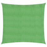 Vidaxl voile d'ombrage 160 g/m² vert clair 3x3 m pehd