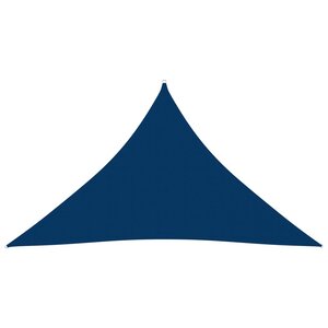 vidaXL Voile de parasol Tissu Oxford triangulaire 5x5x6 m Bleu