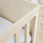 Lit bébé CHRUPPY 60 x 120 cm bois naturel
