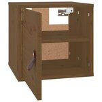 vidaXL Armoire murale Marron miel 31 5x30x30 cm Bois de pin massif
