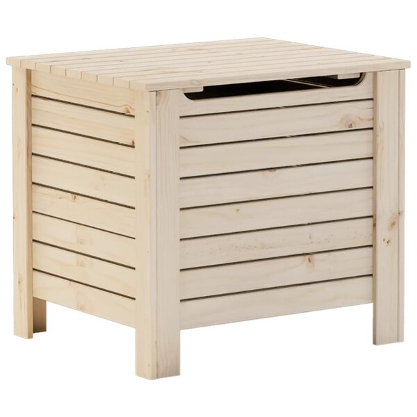 vidaXL Boîte de rangement avec couvercle RANA bois massif de pin