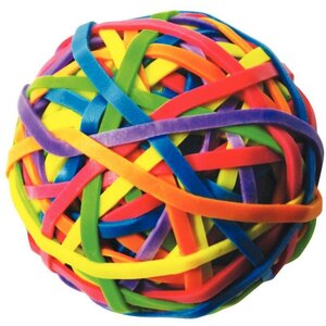 Boules d'élastiques 70 g fluo assortis