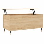 vidaXL Table basse Chêne sonoma 90x44 5x45 cm Bois d'ingénierie