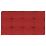 vidaXL Canapé central palette de jardin Gris Bois de pin imprégné