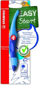 Roller Ergonomique EASYoriginal 0 5 mm Droitier bleu clair et bleu foncé STABILO