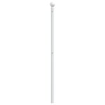 vidaXL Tête de lit métal blanc 193 cm