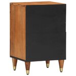 vidaXL Armoire de salle de bain 38x33x58 cm bois massif de manguier