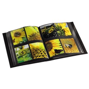 EXACOMPTA Album photos à spirales PASSION. Capacité 360 photos, pages  Noires. 32x32 cm, coloris Noir