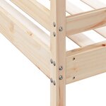vidaXL Lit superposé 90x200/140x200 cm bois de pin massif