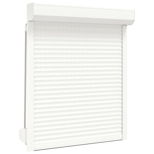 vidaXL Volet roulant aluminium 100x120 cm blanc