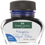 Flacon d'encre 30 ml bleu royal faber-castell