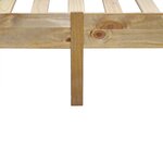 vidaXL Cadre de lit Pin mexicain Corona 160 x 200 cm