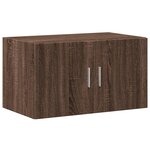 vidaXL Armoire de rangement chêne brun 70x42 5x225cm bois d'ingénierie