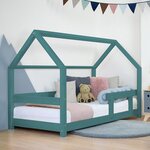 Barrière de lit enfant TRUSTY vert pétrole