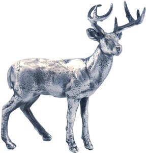 Pièce de monnaie en Argent g 93.3 (3 oz) Millésime WHITE TAILED DEER