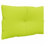 vidaXL Coussins de palette lot de 2 vert vif tissu