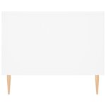 vidaXL Table basse blanc 102x50x40 cm bois d'ingénierie