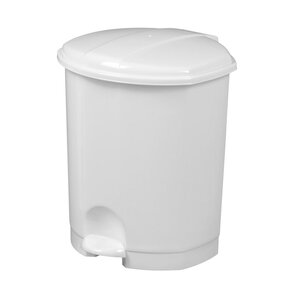 Support de sacs poubelles roulant 50 litres Rossignol à pédale gris