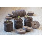 Nature Tablettes de tourbe 48 Pièces dia. 4 cm