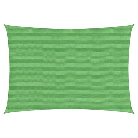 vidaXL Voile d'ombrage 160 g/m² Vert clair 3 5x5 m PEHD