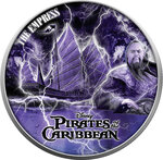 Pièce de monnaie en Argent 2 Dollars g 31.1 (1 oz) Millésime 2021 Storm Edition PIRATES OF THE CARIBBEAN EMPRESS