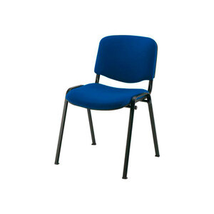 Q-connect chaise empilable - Max. supporte 100kg - 91x49x44cm - Bleu