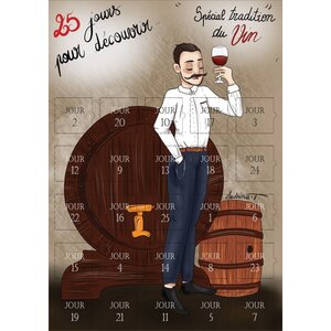 Calendrier de l'avent vin 25 astuces