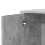 vidaXL Buffet gris béton 60x31x70 cm bois d'ingénierie
