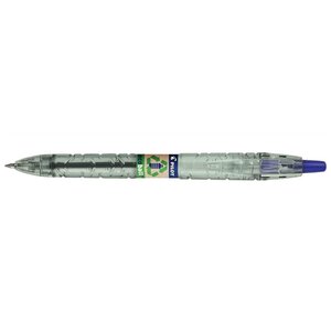 Stylo bille rétractable b2p ecoball 10  bleu pilot