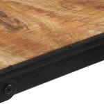 vidaXL Table de bar 60x55x107 cm bois de manguier massif brut