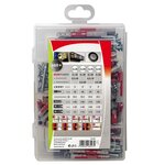 Fischer ensemble de chevilles avec vis profi-box duopower 150 pcs
