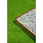 Nature Bordures de jardin 3 Pièces 91 4x10 2 cm acier corten