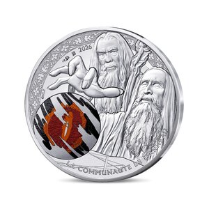Le Seigneur des Anneaux Monnaie de 10€ Argent Saroumane et le palantir