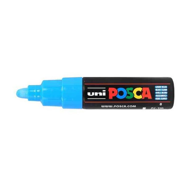 Marqueur pointe large conique PC7M BC Bleu clair POSCA