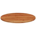 vidaXL Dessus de table Ø80x3 8 cm rond bois massif d'acacia