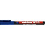 Marqueur Permanent 370 Pointe Fine Bleu 1 mm x 6 EDDING